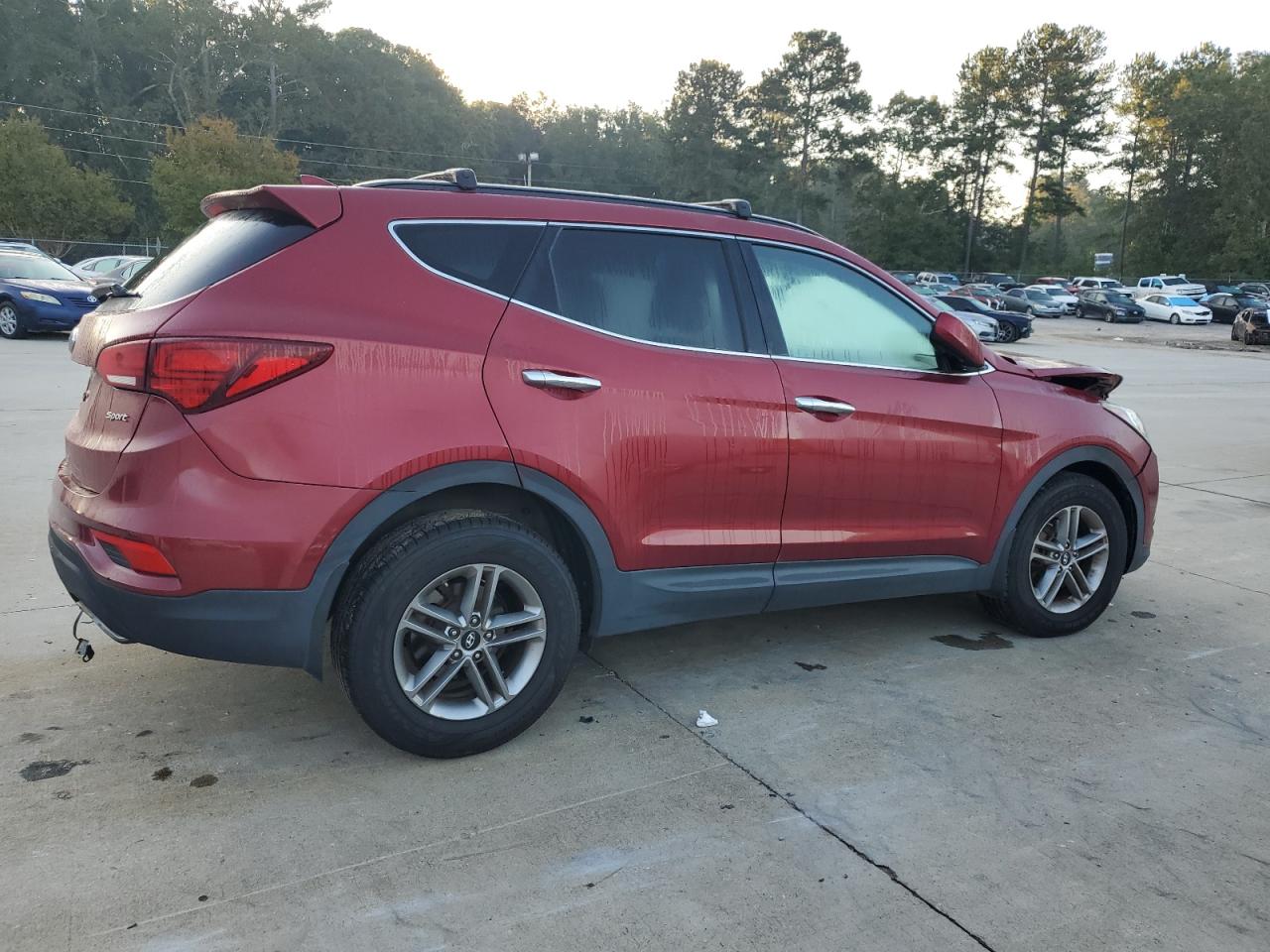 Lot #2938094933 2017 HYUNDAI SANTA FE S