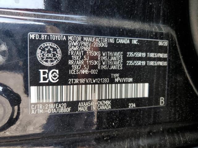 2020 TOYOTA RAV4 XLE - 2T3R1RFV7LW121393