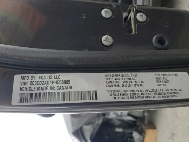 2023 DODGE CHALLENGER - 2C3CDZAG1PH558905