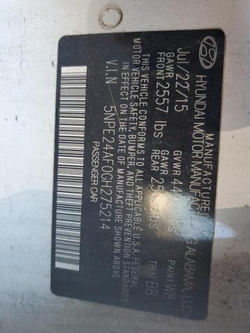 2016 HYUNDAI SONATA SE - 5NPE24AF0GH275214