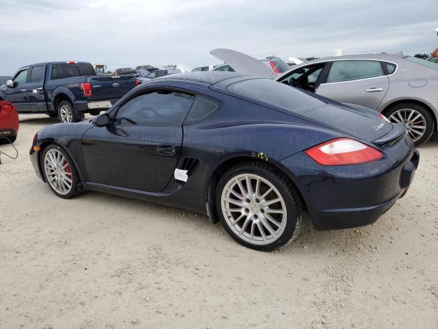 PORSCHE CAYMAN S 2006 blue  gas WP0AB29836U781164 photo #3