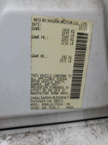 2015 NISSAN ALTIMA 2.5 #3115936466