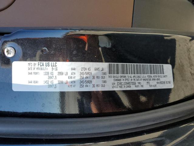 2017 CHRYSLER PACIFICA LIMITED 2C4RC1GG9HR572550