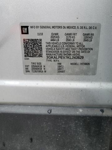 2019 GMC TERRAIN SL - 3GKALPEV7KL243629