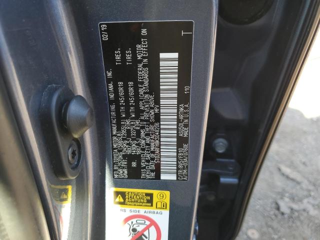 2019 TOYOTA HIGHLANDER - 5TDZARFH8KS048206