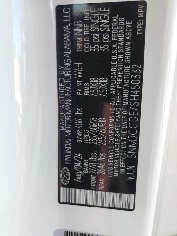 VIN 5NMJCCDE7SH450332 2025 HYUNDAI TUCSON no.13