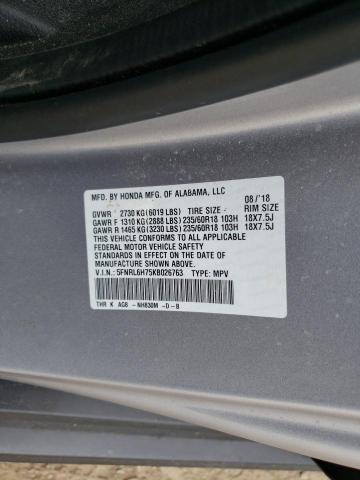 2019 HONDA ODYSSEY EX - 5FNRL6H75KB026763