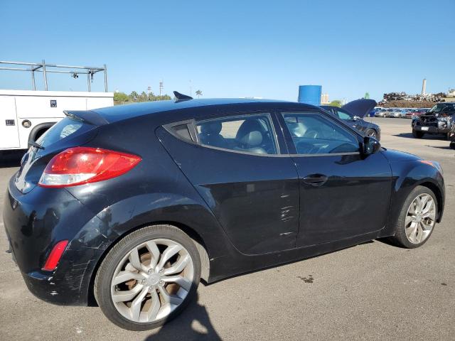 HYUNDAI VELOSTER 2013 black coupe 3d gas KMHTC6AD6DU158071 photo #4