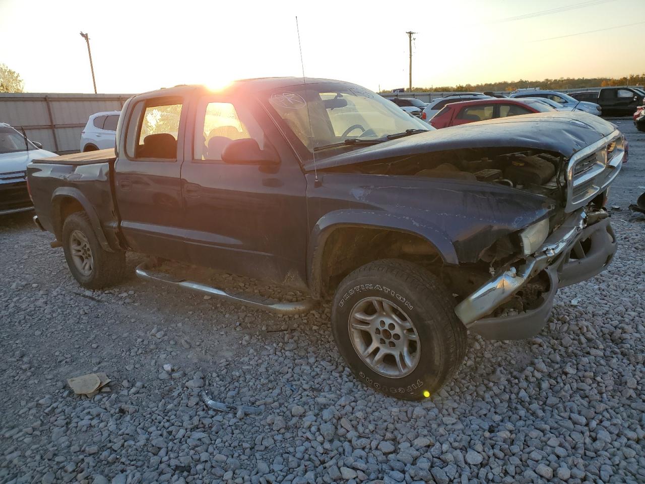 Lot #3023971211 2004 DODGE DAKOTA QUA