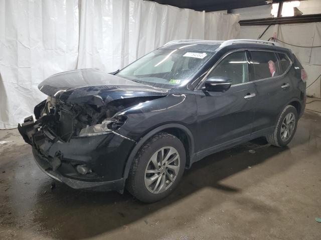 NISSAN ROGUE S 2015 black  gas 5N1AT2MV6FC921476 photo #1