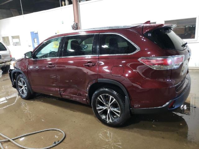 VIN 5TDJKRFH4GS340145 2016 Toyota Highlander, Xle no.2