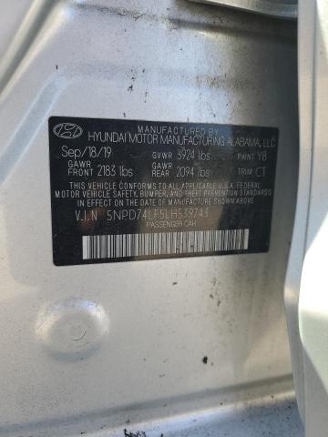 2020 HYUNDAI ELANTRA SE - 5NPD74LF5LH539743