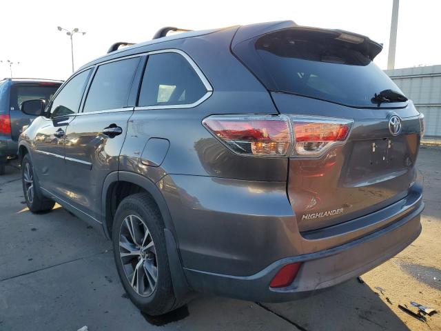 VIN 5TDJKRFH0GS500635 2016 Toyota Highlander, Xle no.2