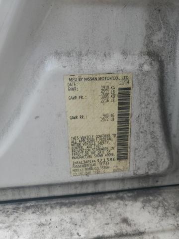 2015 NISSAN ALTIMA 2.5 - 1N4AL3AP1FN371386