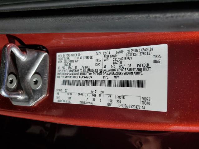 2015 FORD ESCAPE TIT - 1FMCU0J93FUA94709