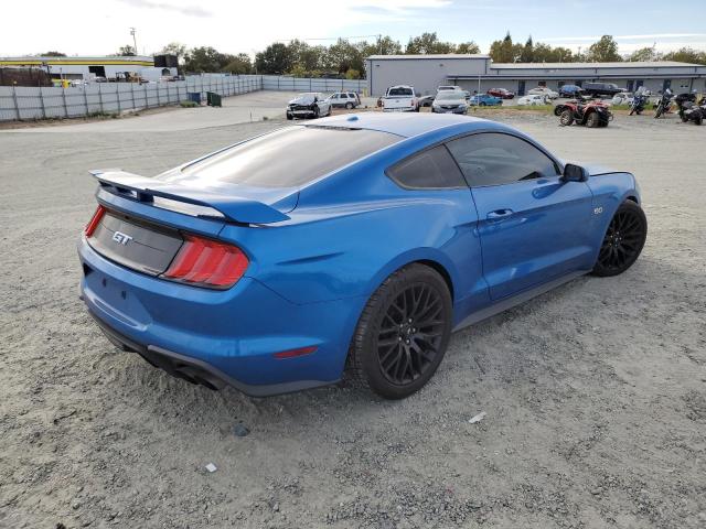 FORD MUSTANG GT 2019 blue  gas 1FA6P8CF9K5115437 photo #4