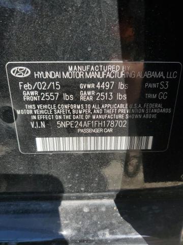 2015 HYUNDAI SONATA SE - 5NPE24AF1FH178702