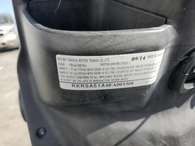 2015 YAMAHA YW50 FX RKRSA51A0FA003308