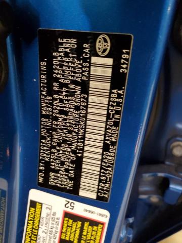 2019 TOYOTA CAMRY L - 4T1B11HK5KU167673