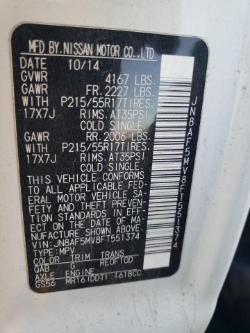 2015 NISSAN JUKE S - JN8AF5MV8FT551374