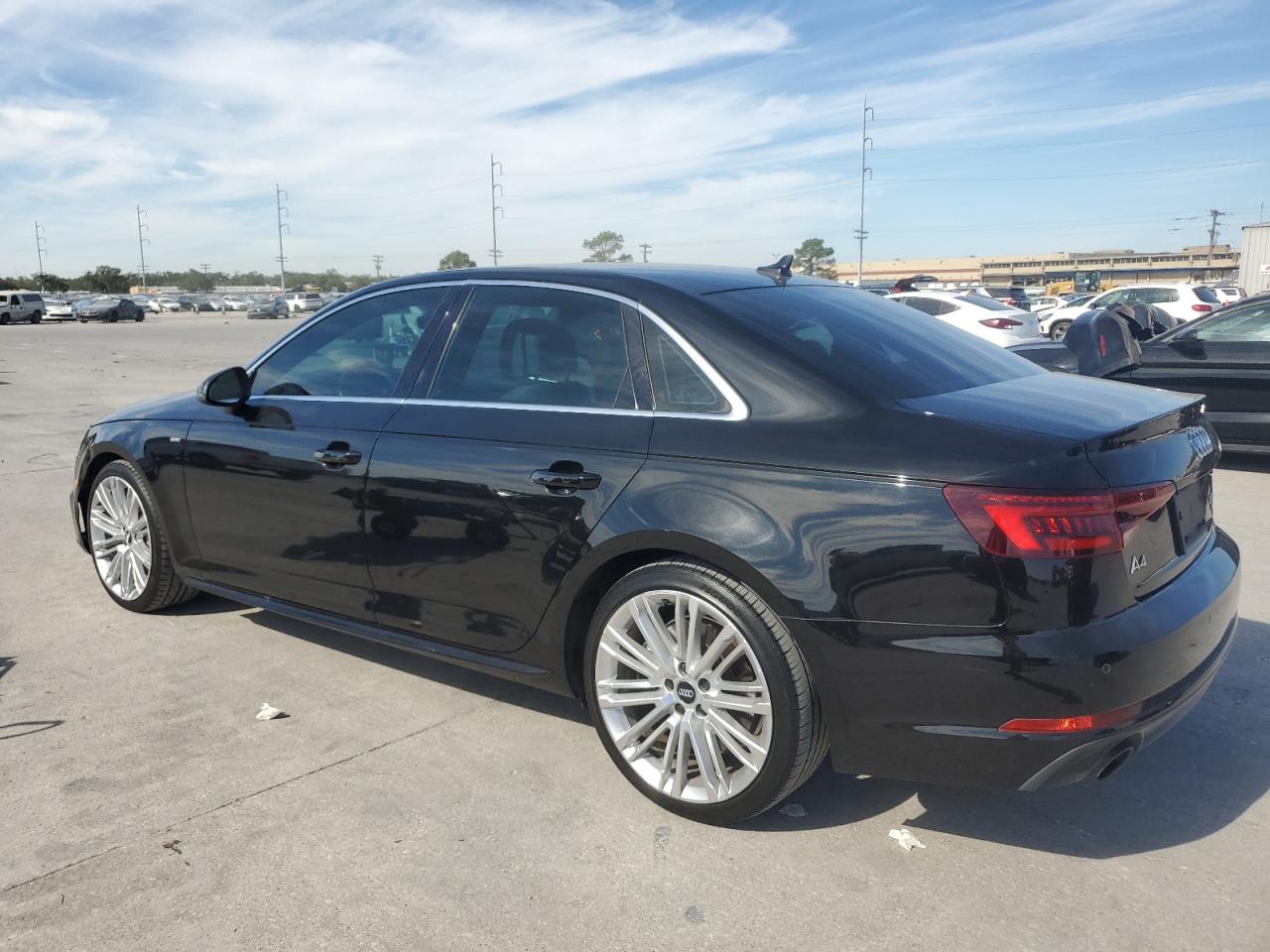 AUDI A4 PREMIUM 2018 black  gas WAUENAF47JA060101 photo #3