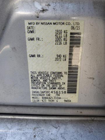 2015 NISSAN ALTIMA 2.5 - 1N4AL3AP3FC456158