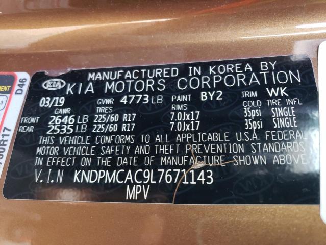 VIN KNDPMCAC9L7671143 2020 KIA Sportage, LX no.13