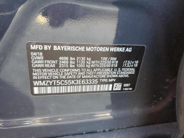 VIN WMZYT5C55K3E63335 2019 MINI COOPER no.13