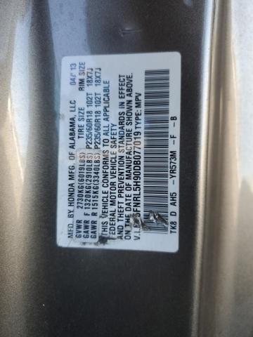 VIN 5FNRL5H90DB077019 2013 Honda Odyssey, Touring no.13