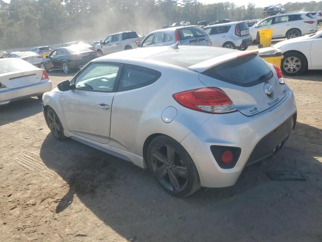 HYUNDAI VELOSTER T 2015 silver  gas KMHTC6AE8FU237138 photo #3