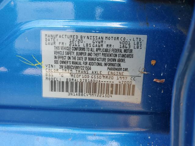 2021 NISSAN SENTRA SV - 3N1AB8CV9MY221504