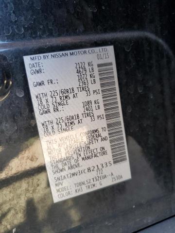 2015 NISSAN ROGUE S - 5N1AT2MV3FC821335