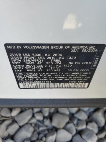2024 VOLKSWAGEN ATLAS SEL - 1V2FR2CA6RC586794