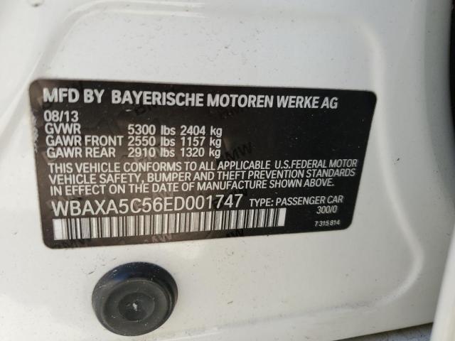 VIN WBAXA5C56ED001747 2014 BMW 5 Series, 535 D no.13