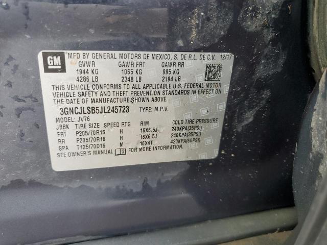 2018 CHEVROLET TRAX 1LT - 3GNCJLSB5JL245723