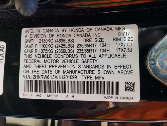 2017 HONDA CR-V LX - 2HKRW6H3XHH201099