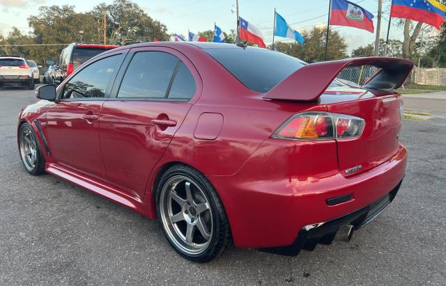 MITSUBISHI LANCER EVO 2015 red sedan 4d gas JA32W8FV5FU026599 photo #4