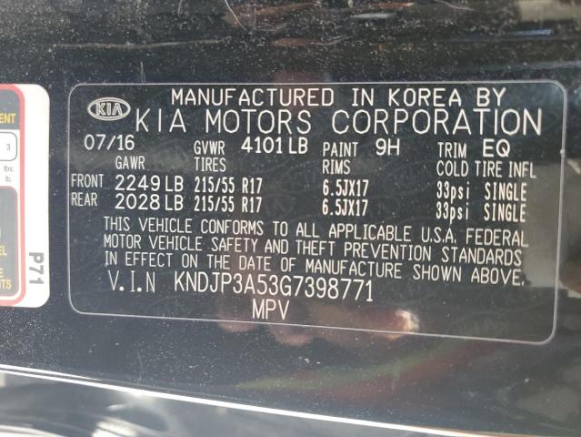 VIN KNDJP3A53G7398771 2016 KIA Soul, + no.14