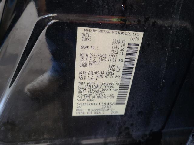 2020 NISSAN MURANO S - 5N1AZ2AJ4LN119458