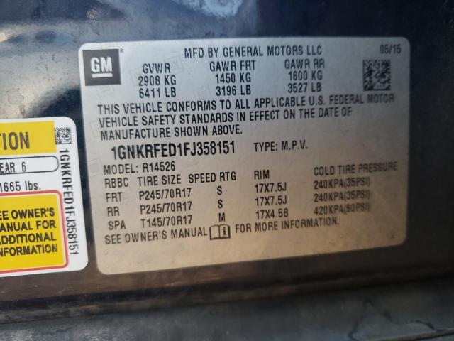 2015 CHEVROLET TRAVERSE L - 1GNKRFED1FJ358151