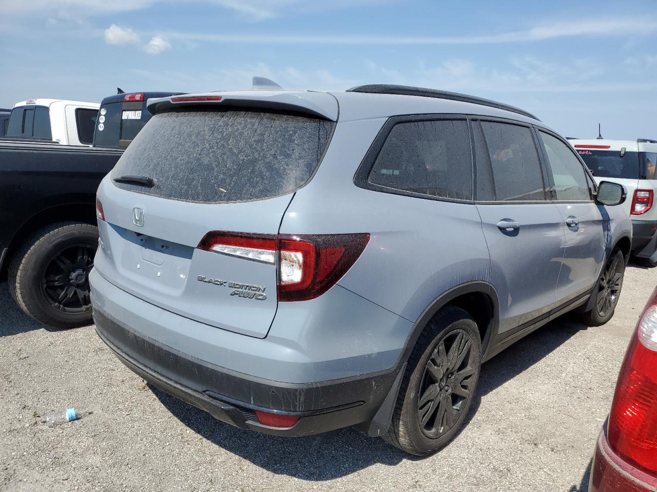 Lot #2928734062 2022 HONDA PILOT BLAC