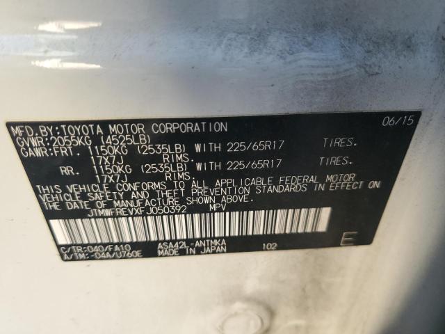 2015 TOYOTA RAV4 XLE - JTMWFREVXFJ050392
