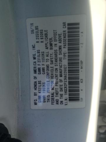 2017 HONDA ACCORD SPO - 1HGCR2F53HA026827