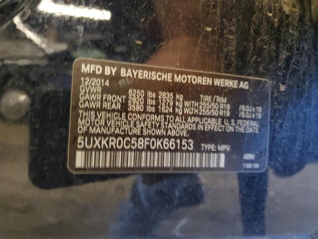 2015 BMW X5 XDRIVE3 - 5UXKR0C58F0K66153
