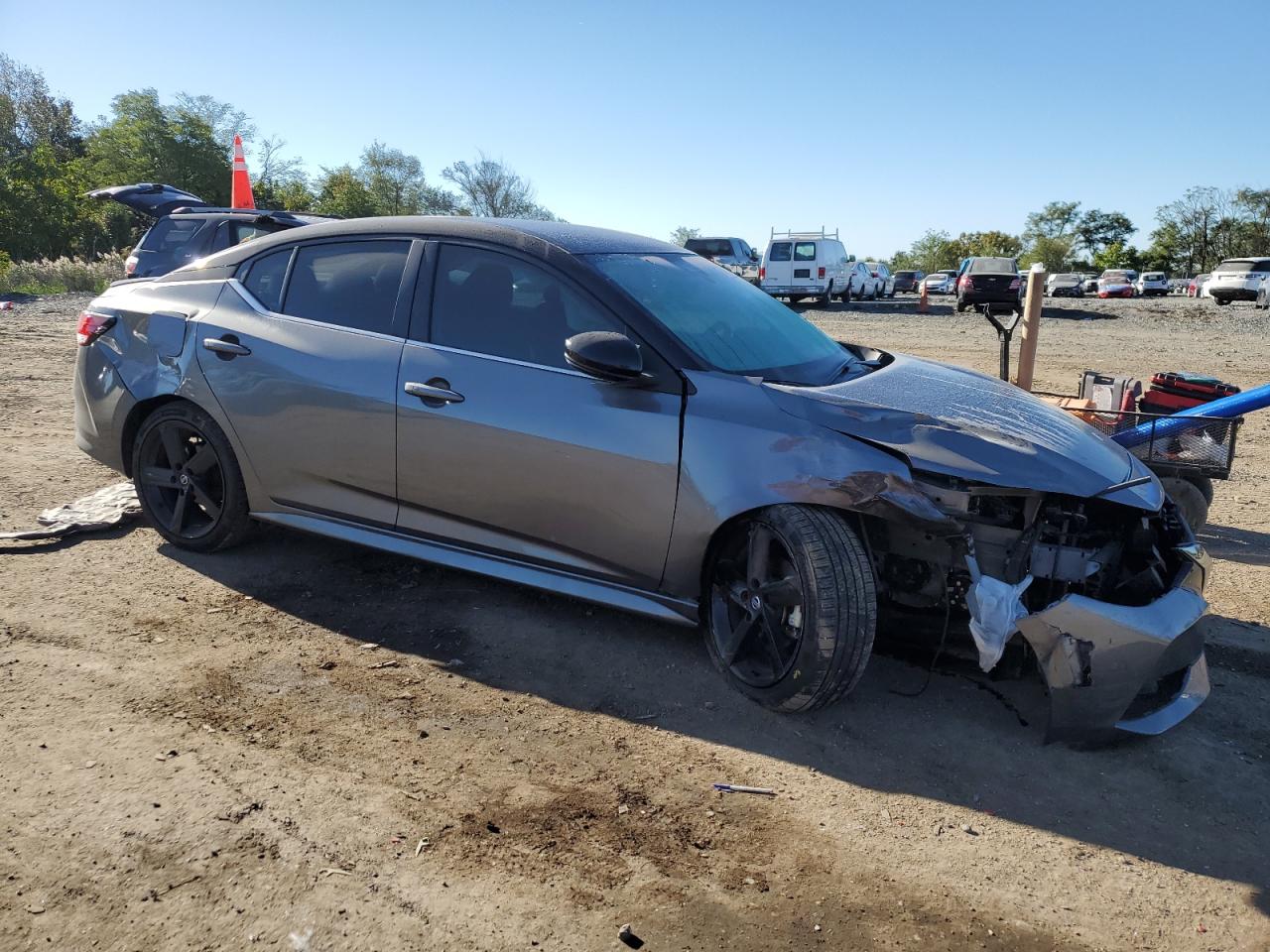 Lot #2979473825 2021 NISSAN SENTRA SR