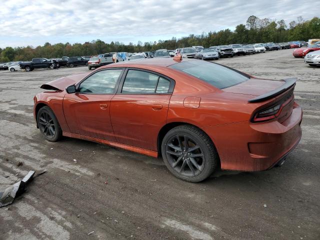 DODGE CHARGER GT 2021 orange  flexible fuel 2C3CDXMG8MH617167 photo #3