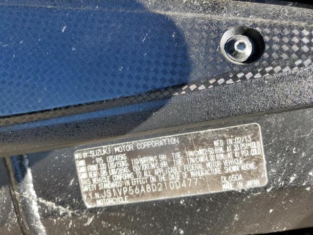 2013 SUZUKI DL650 A JS1VP56A8D2100477