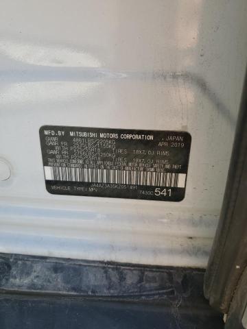 2019 MITSUBISHI OUTLANDER - JA4AZ3A35KZ051491