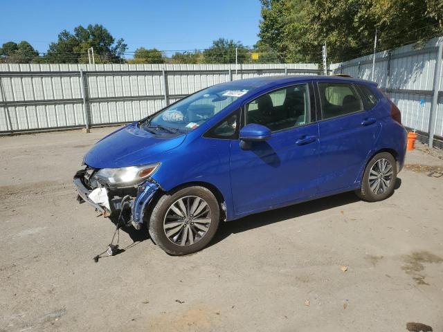 HONDA FIT EX 2016 blue  gas JHMGK5H74GX015415 photo #1