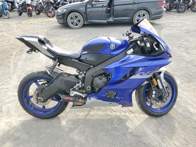 YAMAHA YZFR6 2020 blue  gas JYARJ28E9LA007278 photo #1